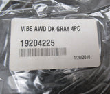 4 New OEM Floor Carpet Dark Gray Set 2003-2010 Pontiac Vibe 19204225