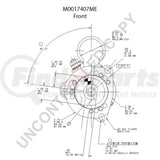 LEECE Neville M0017407ME Heavy Duty Starter Motor 11 Pinion Teeth Clockwise