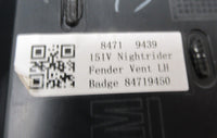 GMC Nightrider Front Passenger & Driver Side Fender Ornamentation Vent GMC Yukon