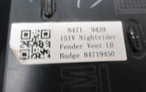 GMC Nightrider Front Passenger & Driver Side Fender Ornamentation Vent GMC Yukon