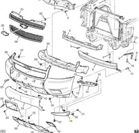 Lower Front Left Rear Side Air Deflector Red Jewel 2014 Avalanche Suburban Tahoe