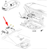 84437950 OEM Mobil Telephone Microphone 2014-2020 Buick Cadillac Chevrolet GMC