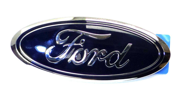 LB5B-402A16-AA New OEM Blue Ford Oval Rear Liftgate Emblem 5x2 inches