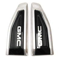 GMC Bright Galvano Front Passenger & Driver Side Fender Ornamentation Vent Yukon