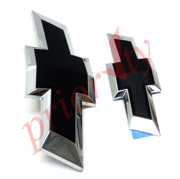 GM Front Grille & Rear Black Bowtie Emblem Set For 2019 Chevrolet Cruze - 42670410