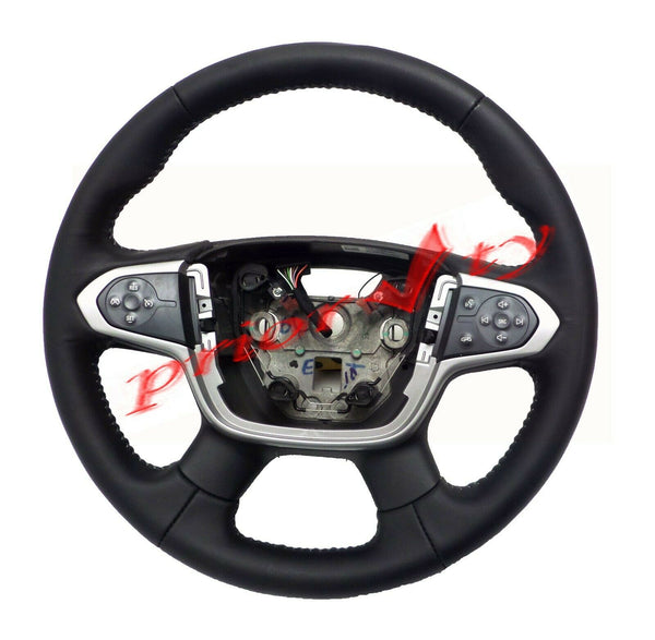 23331082 OEM Steering Wheel Jet Black Leather 2015-2016 Chevrolet Colorado