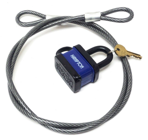 Cable Spare Tire Lock 48in 122cm Long with Lock and two Key Genuine GM