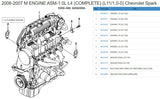 Complete Engine S-TEC 1.0L L4 for Standar Transmission 2006-2007 Chevrolet Spark