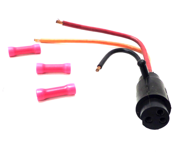 18-1055 Trolling Motor Connector 24 Volts 6in 8GA 3 Wire Female Boat Side Conn.