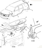 2015-2019 Escalade Suburban Tahoe Yukon Rear Wiper Window Motor 23108338