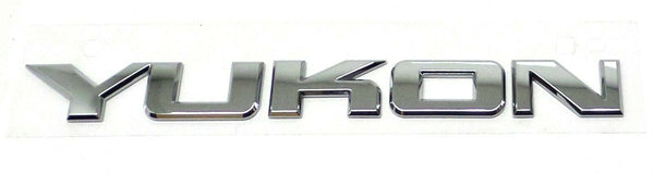 New Yukon Emblem 3D Latter Name Plate Decal Self Stick 2020-2021 GMC Yukon
