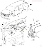 23270088 OEM Rear Window Wiper Arm with Blade 2015 Escalade Tahoe Suburban Yukon