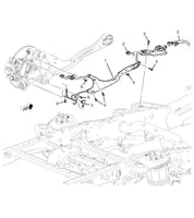 Rear Right Chassis Wiring Harness Magneride PKG Speed Sensor Cadillac Escalade