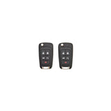 2 Keyless Entry Remote Key Fob 5 Button Chevrolet Cruze Equinox Impala Malibu SS