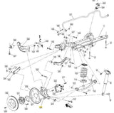 23189669 Left Side Rear Suspension Steer Knuckle 2010-2016 Buick LaCrosse Regal
