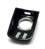 Left Hand Front Door Handle Bezel with Keyhole Painted Gloss Black Metallic