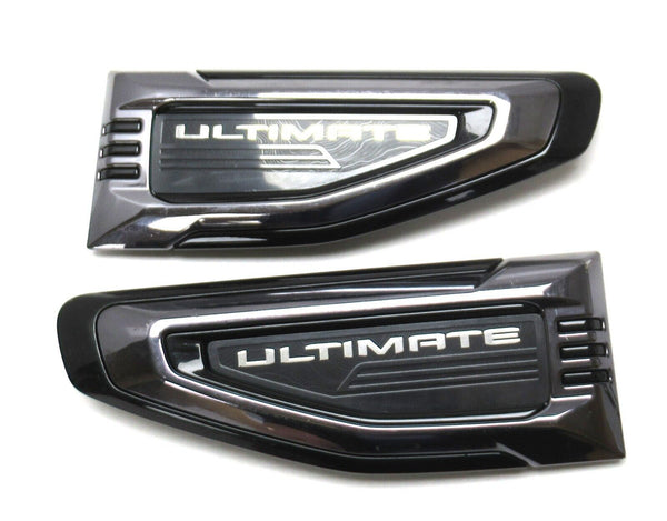Sierra Duramax Fender Vent Emblems - Black - GM Parts Sierra Duramax Fender Vent Emblems - Black - GM Parts