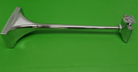 Chrome Roof Mount Low Tone Air Horn with Base Mount Peterbilt Kenworth Mack Ford