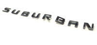 Door Emblem Suburban Decal 26in Long Black LH or RH 2020-2023 Chevrolet Suburban