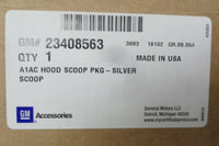 23408563 OEM Exterior Silver Trim Hood Scoop Package 2016-2020 Chevrolet Camaro
