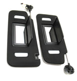 OEM GM Jet Black Suede Driver & Passenger Side Sunshade 2013-2016 Cadillac SRX