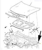84738643 Primary Hood Latch Release Cable Beige Escalade Suburban Tahoe Yukon