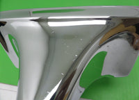 Chrome Roof Mount Low Tone Air Horn with Base Mount Peterbilt Kenworth Mack Ford
