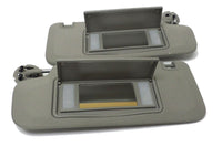 New OEM Sunvisor Set Grey Lighted Mirror 2014-2020 Lacrosse Malibu Verano Impala