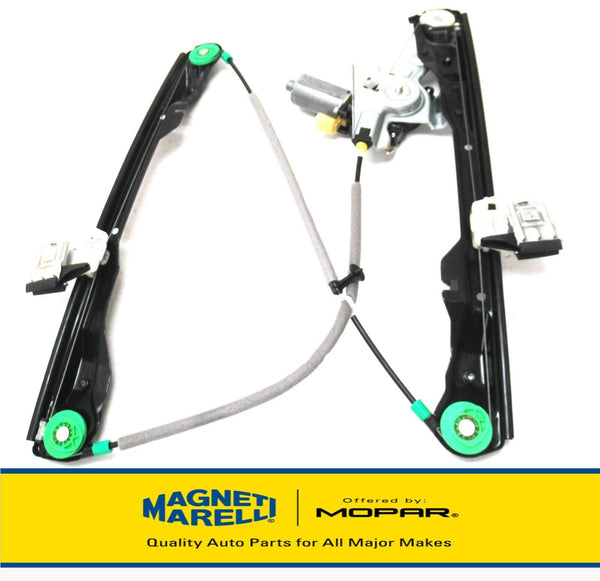 Front Driver Side Power Window Regulator with Motor for 2006-2007 Ford Focus