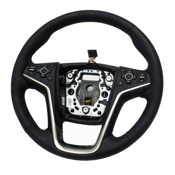 23207589 Steering Wheel Sangria Black Leather Collision 2014-2016 Buick LaCrosse