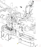 22809338 Emission Reduction Fluid Tank Lower Shield 6.6L Diesel Silverado 2500
