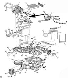 13506228 Front Heater/Air Conditioner Control Remote 2016 Cadillac Chevrolet GMC