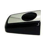 Left Hand Front Door Handle Bezel with Keyhole Painted Gloss Black Metallic