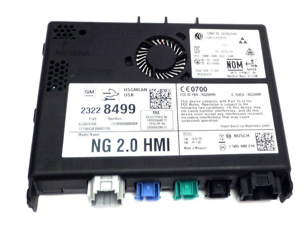 23228499 Multimedia Control Module HMI Without Navigation Cadillac Chevrolet GMC