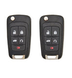 2 Keyless Entry Remote Key Fob 5 Button Chevrolet Cruze Equinox Impala Malibu SS