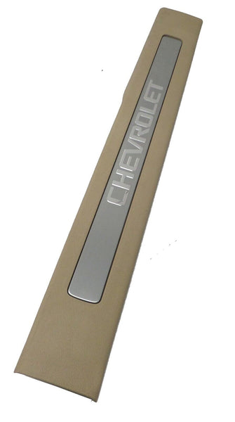 OEM Front Door Sill Plate Cashmere Right Side 2010-2014 Chevrolet Suburban Tahoe