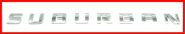 84267899 Door Emblem Suburban Decal 27in Long Chrome LH or RH Chevrolet Suburban