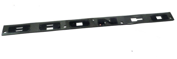 Bronco Front Grille 3D Latter Emblem Black 24x1 inches for 2021 Ford Bronco