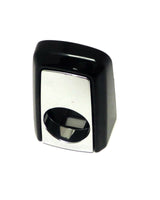 Left Hand Front Door Handle Bezel with Keyhole Painted Gloss Black Metallic