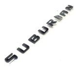 Door Emblem Suburban Decal 26in Long Black LH or RH 2020-2023 Chevrolet Suburban