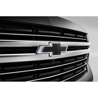 Front Grille Black Small Chrome Chevrolet Suburban Tahoe no Grille Opening Bezel