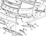 22591103 Front Bumper Air Deflector Champaigne 2007-14 Avalanche Suburban Tahoe