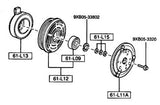 A/C Air Conditioning Clutch Assy. 6 Grove 5" Fits: Mazda B Series B4000 Navajo