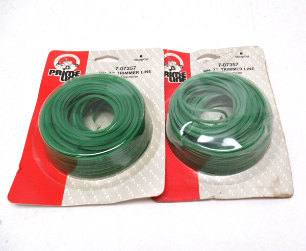 2x Trimmer Line .080 Diameter Sharp Cut Prime Line for Gasoline Trimmer 7-07357