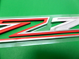 Chevrolet Silverado Colorado Tahoe Fender z71 Emblem Red White See Through Back