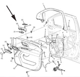 84960801 Door Switch Front RH Side Jet Black CT4 Envision Escalade Tahoe Yukon