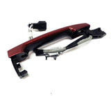 Front Exterior Red Door Handle with Passive Entry Sensor for Nissan Altima