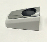 Left Hand Front Door Handle Bezel with Keyhole Painted Summit White Metallic