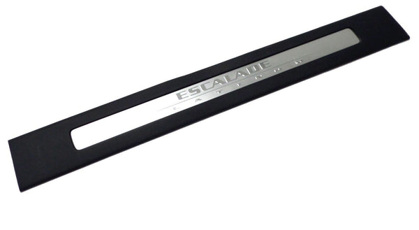 Front Door Sill Plate Black Brush Escalade Platinum 2010-2014 Cadillac Escalade