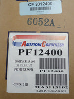 CF2012400 American Condense Radiator Cooling Fan 1995-95 Mazda Protege 1.5L 1.8L